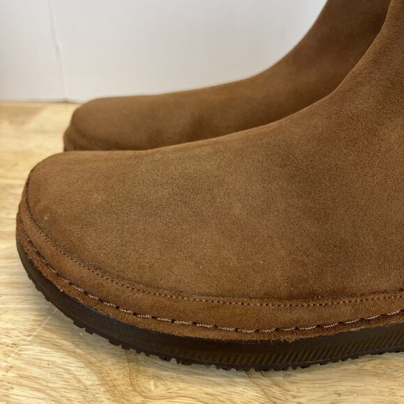 Chaco Paonia Cinnamon Brown Suede Chelsea Boots Shoes Men’s Size 12 main image 4